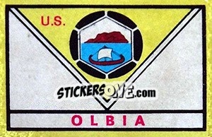 Sticker Scudetto Olbia - Calciatori 1968-1969 n. 487 - Panini