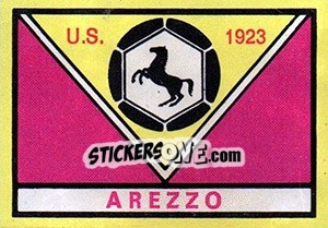 Figurina Scudetto Arezzo - Calciatori 1968-1969 - Panini