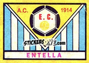 Cromo Scudetto Entella - Calciatori 1968-1969 - Panini