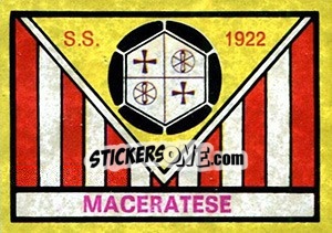 Figurina Scudetto Maceratese