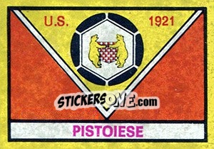 Sticker Scudetto Pistoiese - Calciatori 1968-1969 - Panini