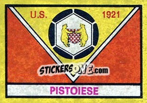 Figurina Scudetto Pistoiese - Calciatori 1968-1969 - Panini