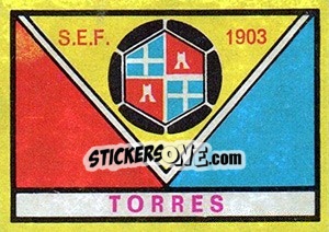 Sticker Scudetto Torres - Calciatori 1968-1969 - Panini