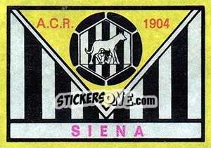 Figurina Scudetto Siena - Calciatori 1968-1969 - Panini