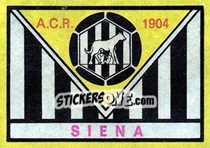 Sticker Scudetto Siena - Calciatori 1968-1969 n. 496 - Panini