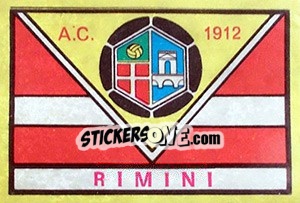 Figurina Scudetto Rimini - Calciatori 1968-1969 - Panini