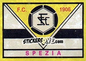 Figurina Scudetto Spezia - Calciatori 1968-1969 - Panini