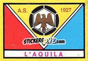 Figurina Scudetto L'Aquila - Calciatori 1968-1969 - Panini