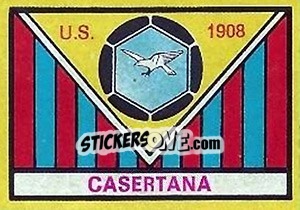 Cromo Scudetto Cassertana - Calciatori 1968-1969 - Panini