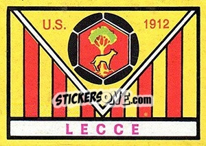 Sticker Scudetto Lecce - Calciatori 1968-1969 - Panini