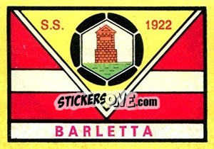 Figurina Scudetto Barletta - Calciatori 1968-1969 - Panini
