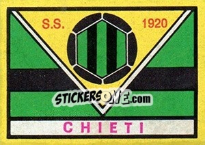 Sticker Scudetto Chieti - Calciatori 1968-1969 - Panini