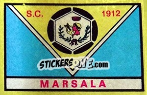 Sticker Scudetto Marsala - Calciatori 1968-1969 - Panini