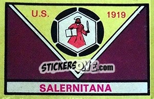 Sticker Scudetto Salernitana - Calciatori 1968-1969 - Panini