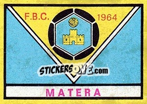 Figurina Scudetto Matera