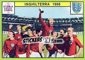 Sticker Inghilterra 1966 - Calciatori 1968-1969 - Panini