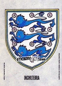 Sticker Scudetto Inghilterra - Calciatori 1968-1969 n. 522 - Panini