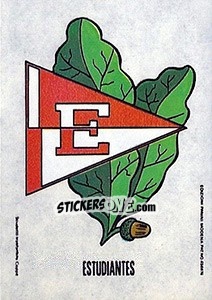 Sticker Scudetto Estudiantes - Calciatori 1968-1969 - Panini
