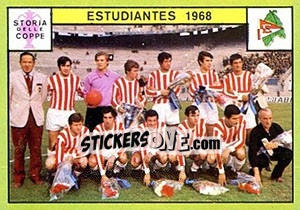 Figurina Estudiantes 1968 - Calciatori 1968-1969 - Panini