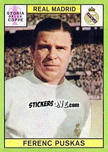 Sticker Ferenc Puskas - Calciatori 1968-1969 - Panini
