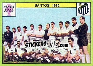 Sticker Santos 1962 - Calciatori 1968-1969 n. 534 - Panini