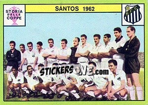 Sticker Santos 1962 - Calciatori 1968-1969 - Panini