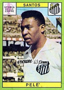 Sticker Pele - Calciatori 1968-1969 n. 537 - Panini