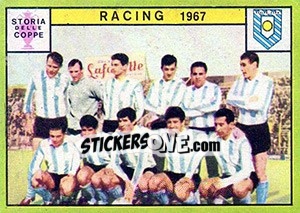 Figurina Racing 1967 - Calciatori 1968-1969 - Panini