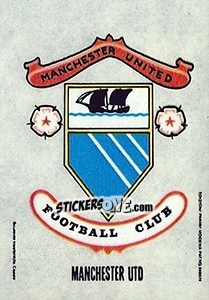 Sticker Scudetto Manchester United - Calciatori 1968-1969 - Panini