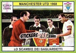 Sticker Manchester United 1968 - Calciatori 1968-1969 - Panini