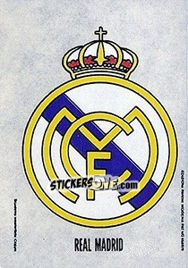 Cromo Scudetto Real Madrid