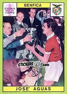 Cromo Jose Aguas - Calciatori 1968-1969 n. 554 - Panini