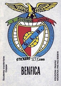 Sticker Scudetto Benfica - Calciatori 1968-1969 n. 556 - Panini