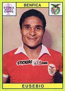 Sticker Eusebio - Calciatori 1968-1969 n. 557 - Panini