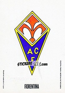 Sticker Scudetto Fiorentina - Calciatori 1968-1969 n. 579 - Panini