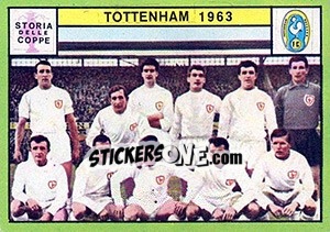 Sticker Tottenaham 1963 - Calciatori 1968-1969 n. 584 - Panini