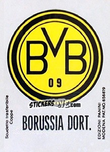 Figurina Scudetto Borussia Dortmund - Calciatori 1968-1969 - Panini