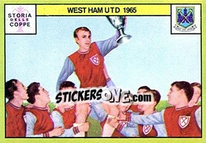 Sticker West Ham United 1965 - Calciatori 1968-1969 - Panini