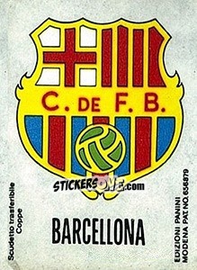 Sticker Scudetto Barcellona - Calciatori 1968-1969 n. 602 - Panini