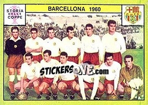 Sticker Barcellona 1960 - Calciatori 1968-1969 n. 603 - Panini