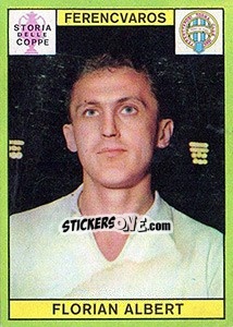 Figurina Florian Albert - Calciatori 1968-1969 - Panini