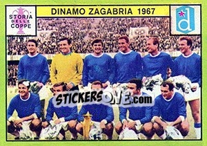 Sticker Dinamo Zagabria 1967 - Calciatori 1968-1969 n. 615 - Panini