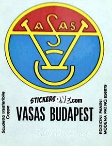 Figurina Scudetto Vasas Budapest - Calciatori 1968-1969 - Panini