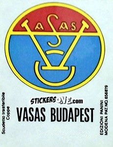 Cromo Scudetto Vasas Budapest