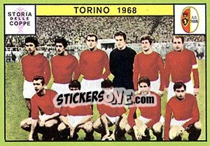 Sticker Torino 1968 - Calciatori 1968-1969 - Panini