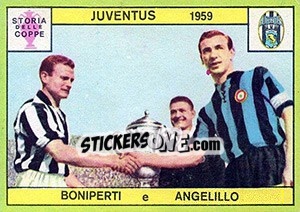 Figurina Boniperti / Angelillo - Calciatori 1968-1969 - Panini