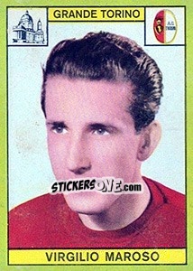 Figurina Maroso - Calciatori 1968-1969 - Panini