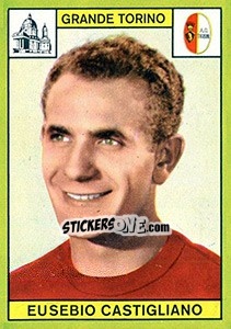 Figurina Castigliano - Calciatori 1968-1969 - Panini