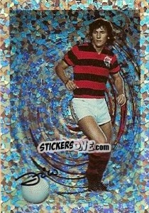 Figurina Zico - Campeonato Brasileiro 1997 - Panini