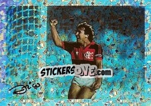 Sticker Zico - Campeonato Brasileiro 1997 - Panini